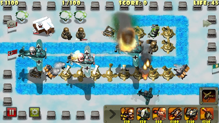 Little Commander - World War II TD screenshot-3