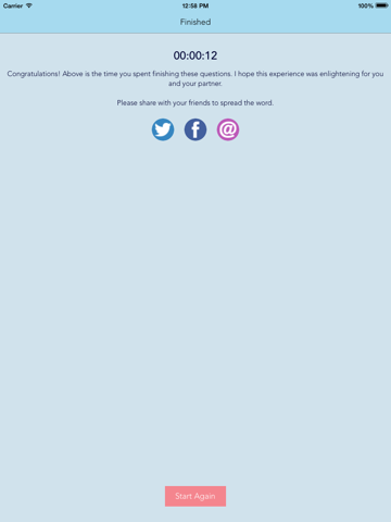 Intimacy - Can 36 Questions Make You Fall In Love With Anyone? iPad screenshot 3 - Entertainment app