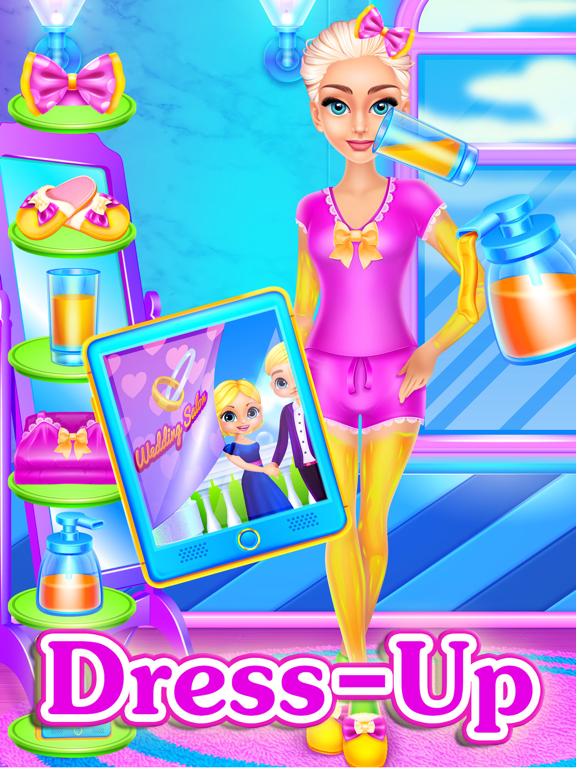 Crazy Slumber Party - Makeup, Face Paint, Dressup, Spa and Makeover - Girls Beauty Salon Games iPad screenshot