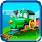 Baby railway - funny learning new words and training reaction for babies