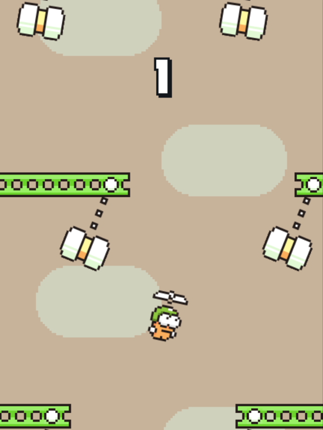 ‎Swing Copters Screenshot