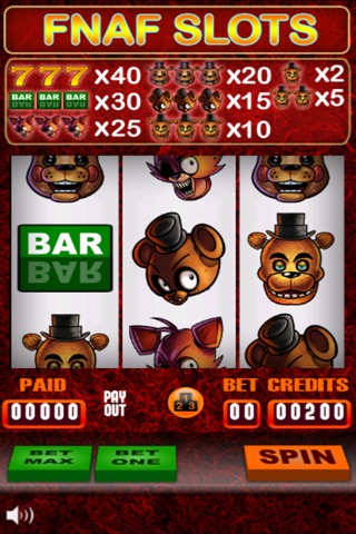 FNAF Slots : Ultimate Slot Machine For The Fans Of Five Night's At Freddy's screenshot 2