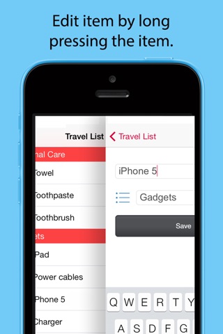 Simple Travel List screenshot 2