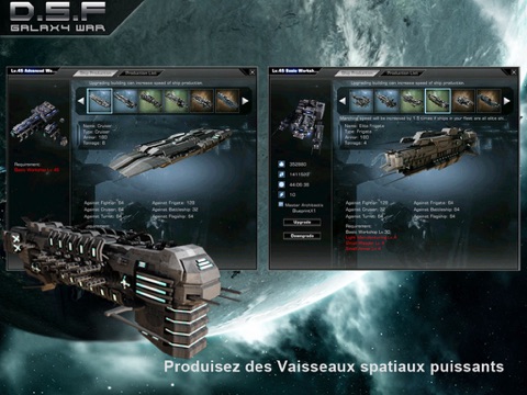 Screenshot #6 pour Deep Space Fleet: Galaxy War