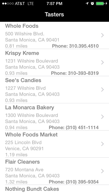 Tasters: Free Food Samples