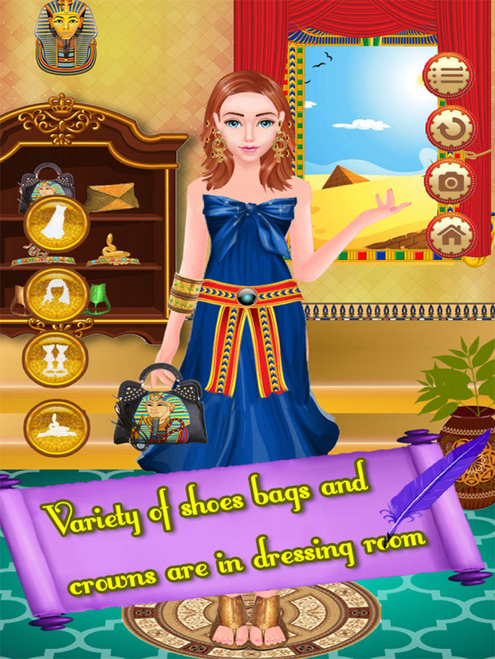 Egyptian Princess Makeup and Makeover Salon Girls Games