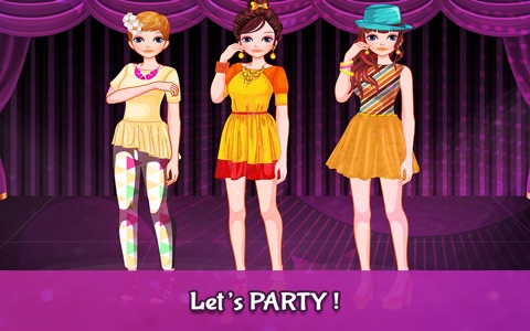 Party Fashion - Dress up and make up game for kids who love fashion games screenshot 4