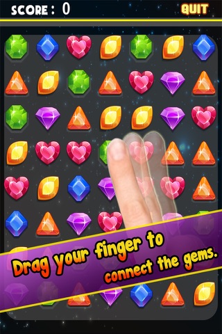 Diamond Match Mania - Addictive Jewel Connect Pocket Puzzle FREE screenshot 2