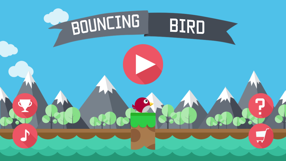 #5. The Flappy Bouncing Bird: the new classic original sliding bird game (iOS) Podle: Hoang Vinh Nguyen