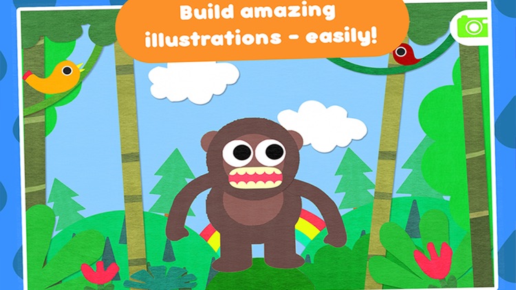Crea World Animal – create and play – creative art studio for kids with cute jungle and forest animals
