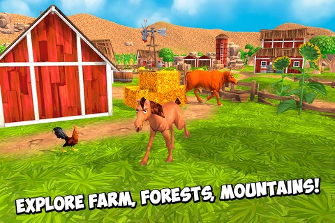 Farm Horse Survival Simulator 3D screenshot 2