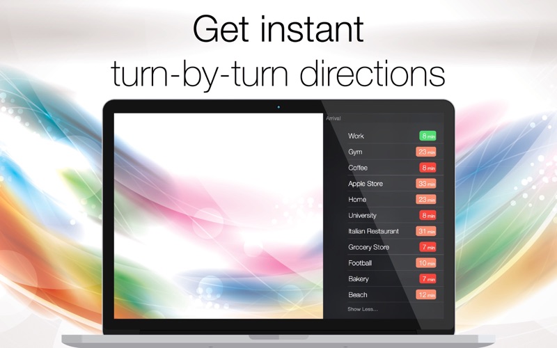 arrival - gps driving assistant: eta, travel time and directions to your favorite locations iphone screenshot 4