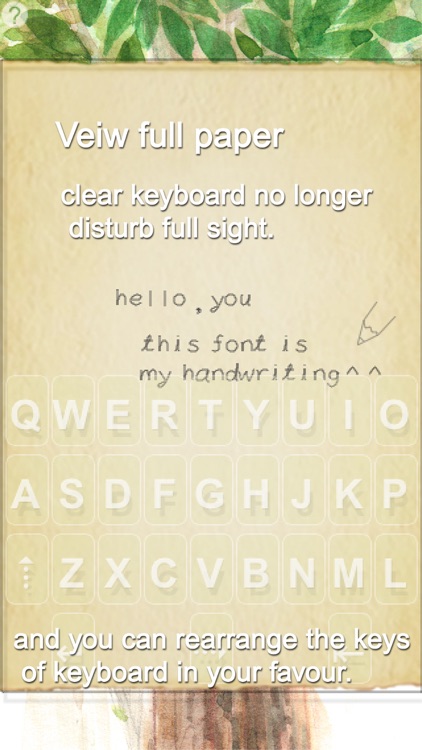 handwriting Tree Post free