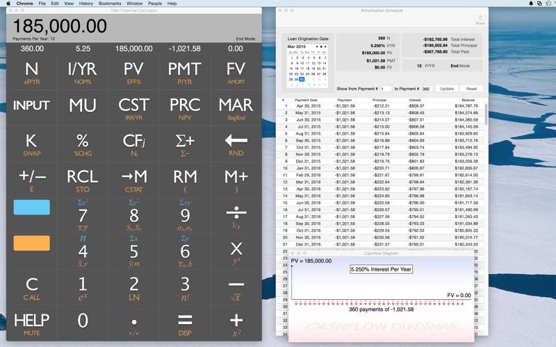 10bii financial calculator iphone screenshot 1