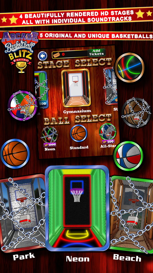 Screenshot #2 pour Arcade Basketball Blitz Online