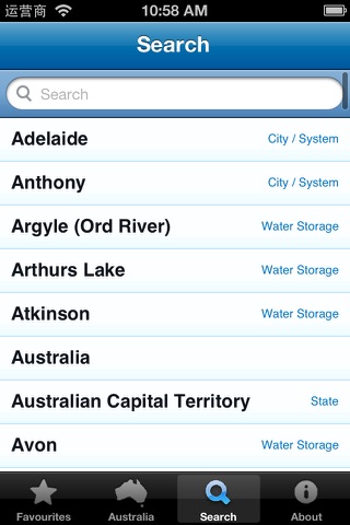 Water Storage Info screenshot 2
