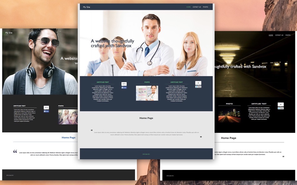 #2. Templates for Sandvox (macOS) 由: UAB Macmanus
