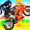 Amazing Ninja Girl Bike Race - Play speed road racing game