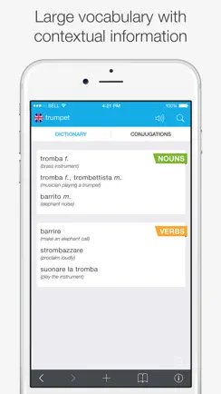 Italian – English Dictionary iPhone image 3