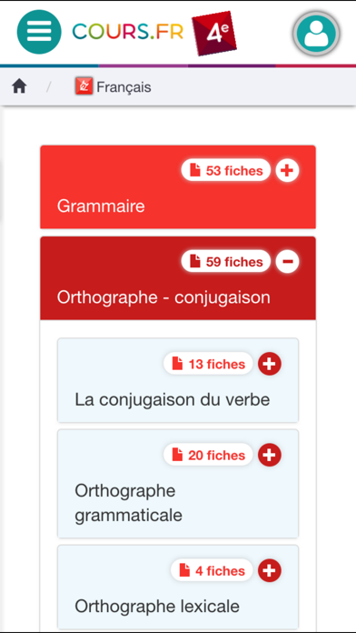 How to cancel & delete Cours.fr 4e from iphone & ipad 2