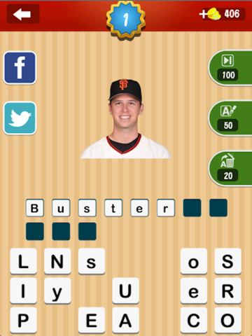 Screenshot #5 pour Baseball player Quiz-Guess Sports Star from picture,Who's the Player?