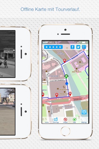 Berlin Fahrrad Tour Guide: Multimedia GPS Audioguide Videoguide inkl. Routen-Navigation mit Offline Karte - HD screenshot 3