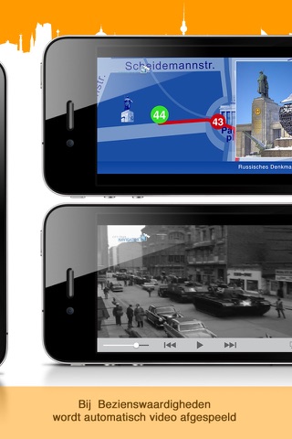 Berlijn koude oorlog Guide GPS wandelroute gids offline HD screenshot 2