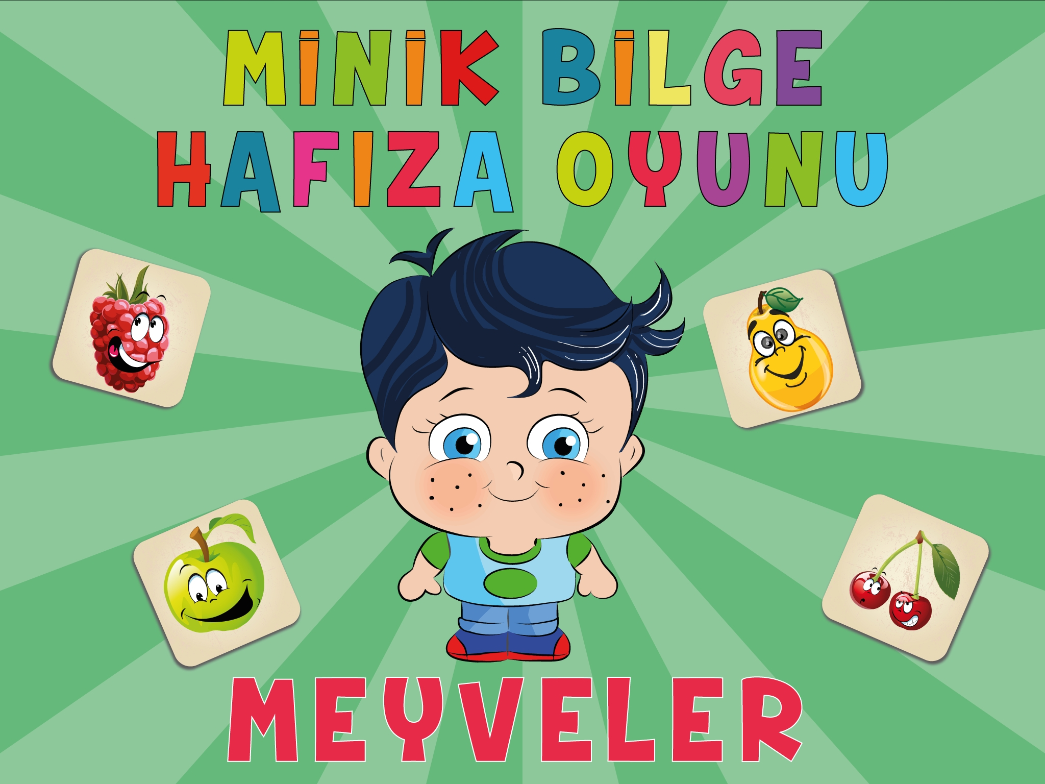 Learn Turkish with Little Genius - Matching Game - Fruits