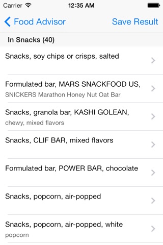 Food Advisor screenshot 2