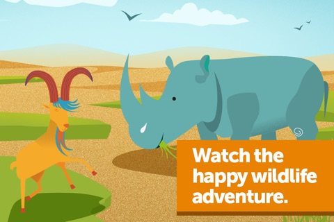 Storybook for Kids: Elephant, Rhino and Buffalo - The Fun Animal Adventure for Children 3, 4, 5 to 6 year old screenshot 3