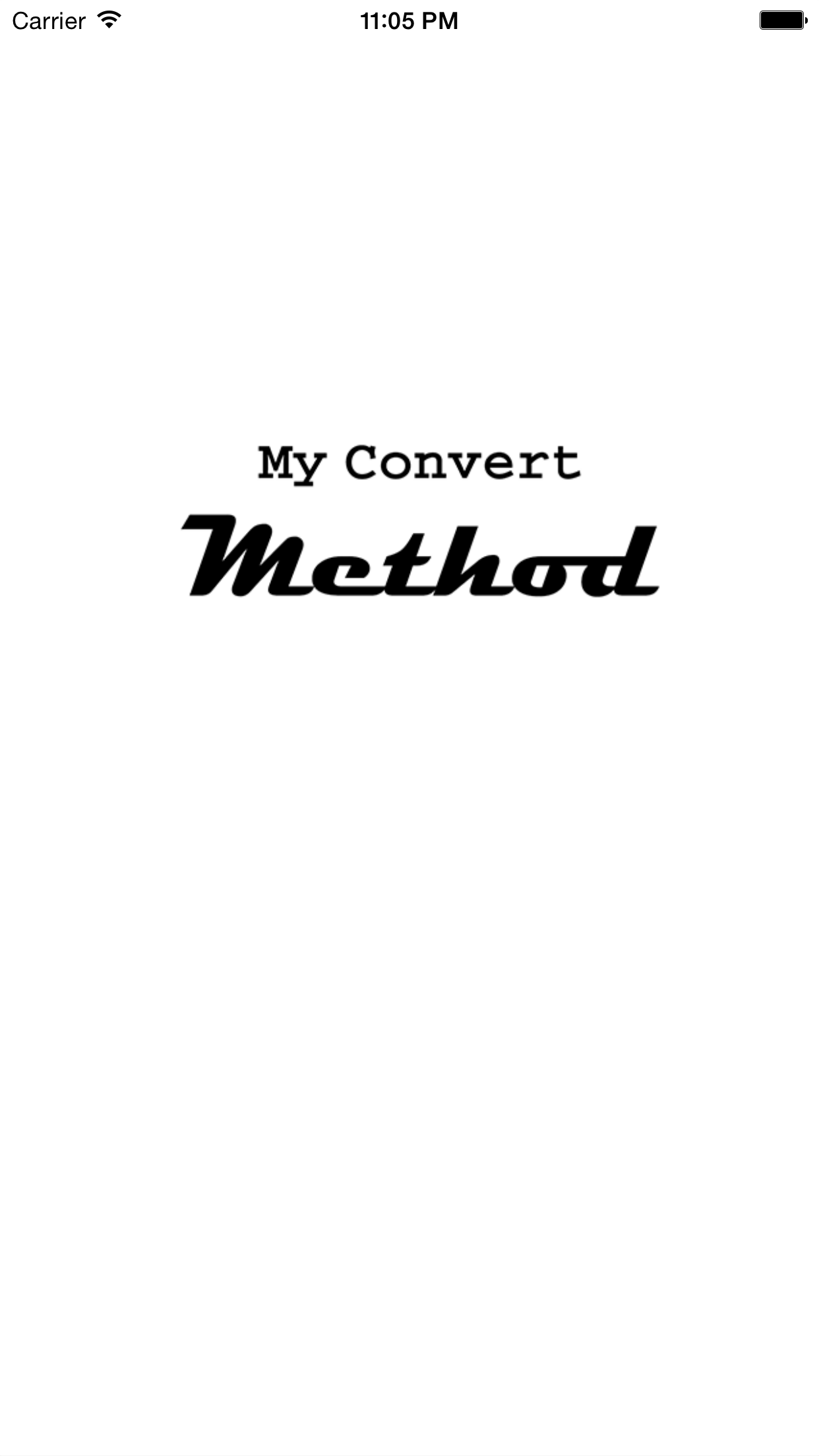 My Convert Method