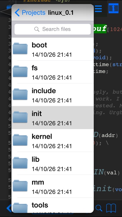 CodeNavigator for iPhone