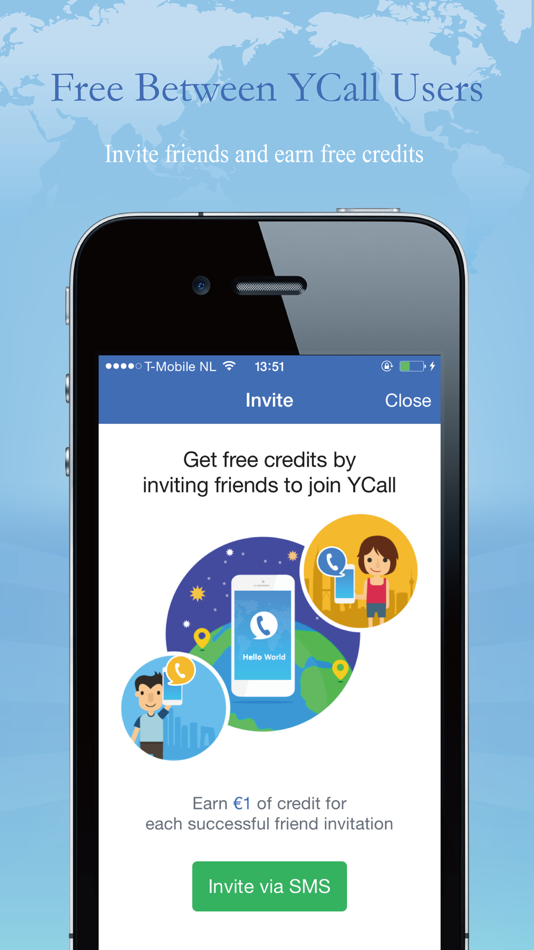 #5. YCall - Cheap calls (iOS) 由: Yaband Telecom B.V.