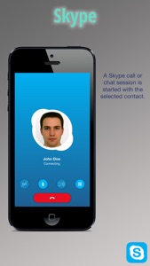 Sky Contacts - Start Skype calls and send Skype messages from your contacts screenshot #2 for iPhone