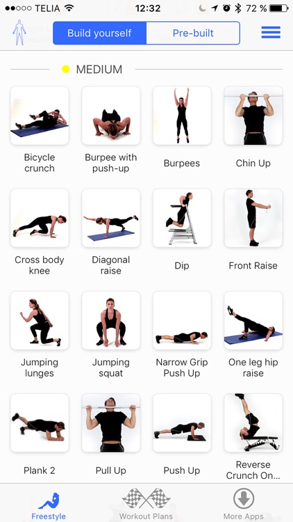 Virtual Trainer Bodyweight