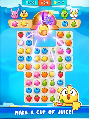 Screenshot #5 pour Panda Juice - matching 3 fruit puzzle adventure