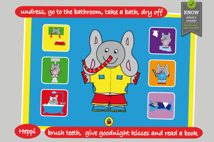 Heppi to Bed with Bo the Giraffe