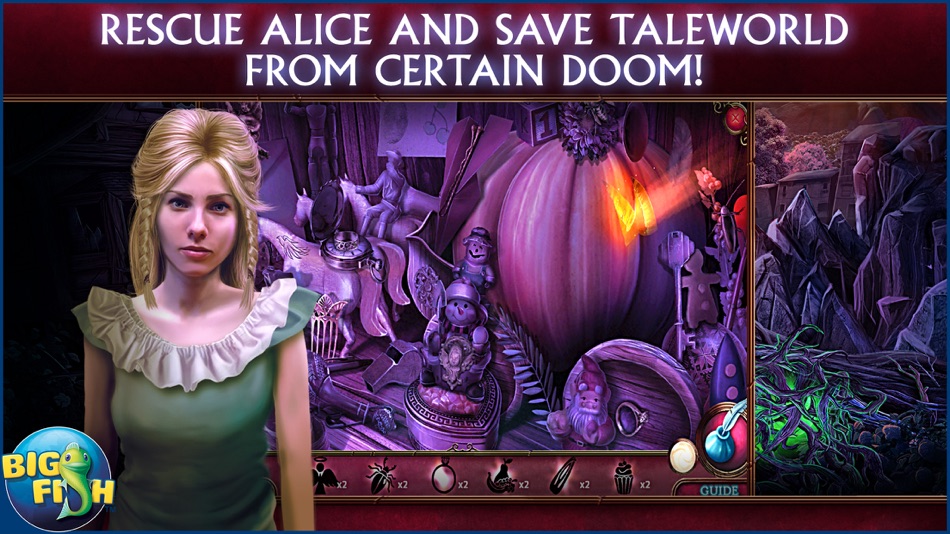 #2. Nevertales: Shattered Image - A Hidden Object Storybook Adventure (iOS) By: Big Fish Games, Inc