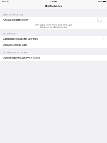 Screenshot #2 for Bluetooth Lock