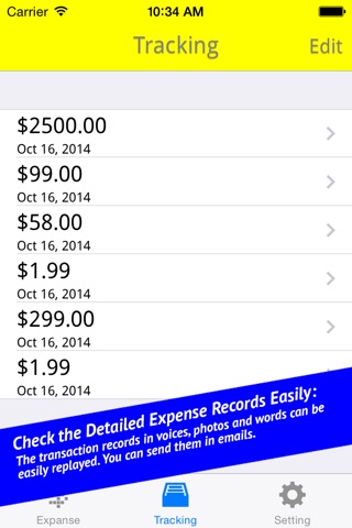 Flash Expense Tracker Lite - The most convenient way to tracking expenses. screenshot 4