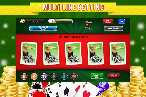 Joker Video Poker FREE - Win Megabonus screenshot 3