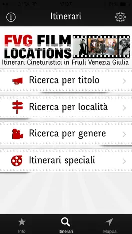 Game screenshot Friuli Venezia Giulia Film Locations / Filmski turizem – turistične poti za odkrivanje filmskih lokacij Furlanije Julijske krajine mod apk