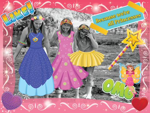 Screenshot #4 pour My Princess Photo Booth- Dress up props and stickers editor for girls