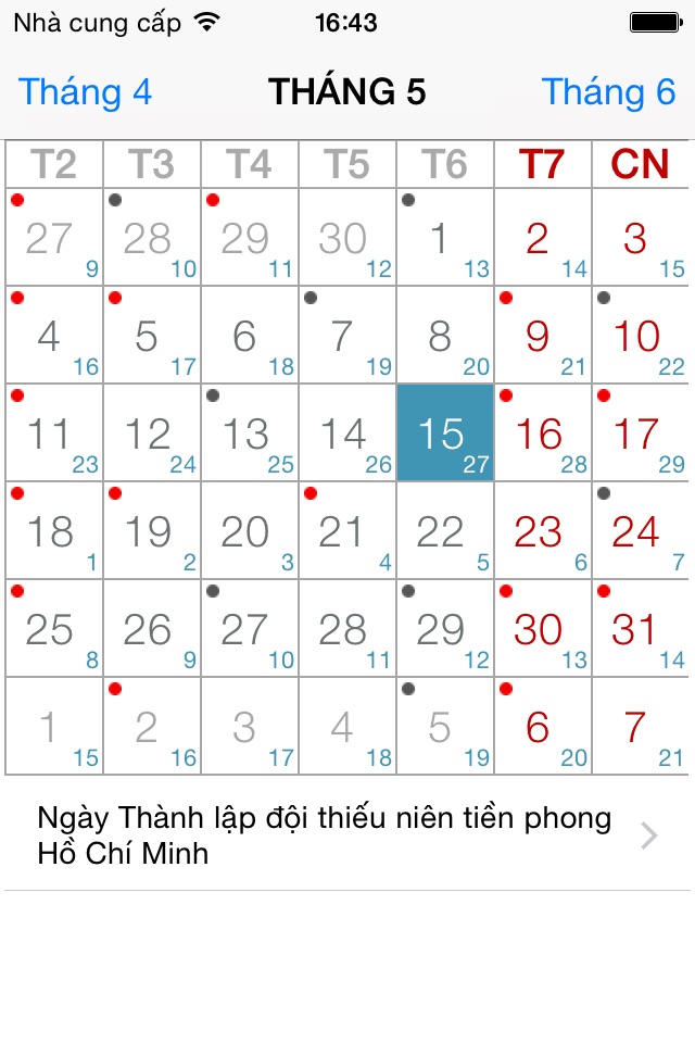 Lịch Việt Âm screenshot 3