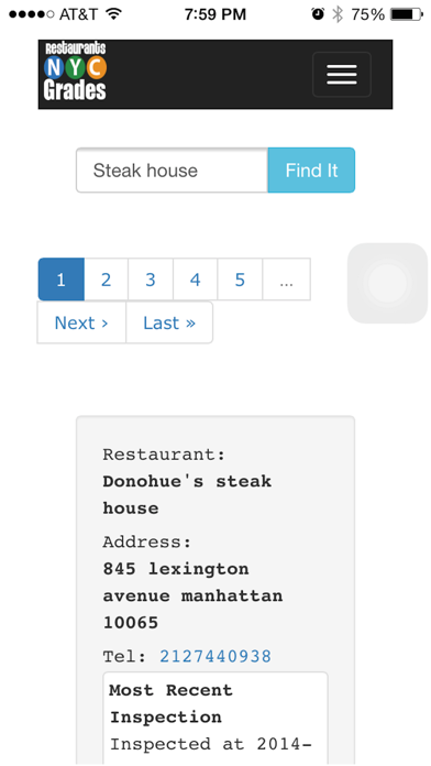 App screenshot