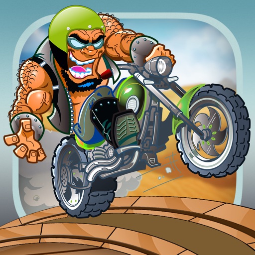 A Monster Motorcycle Power Jump FREE - The Ultimate Bike Rally Stunt Game icon