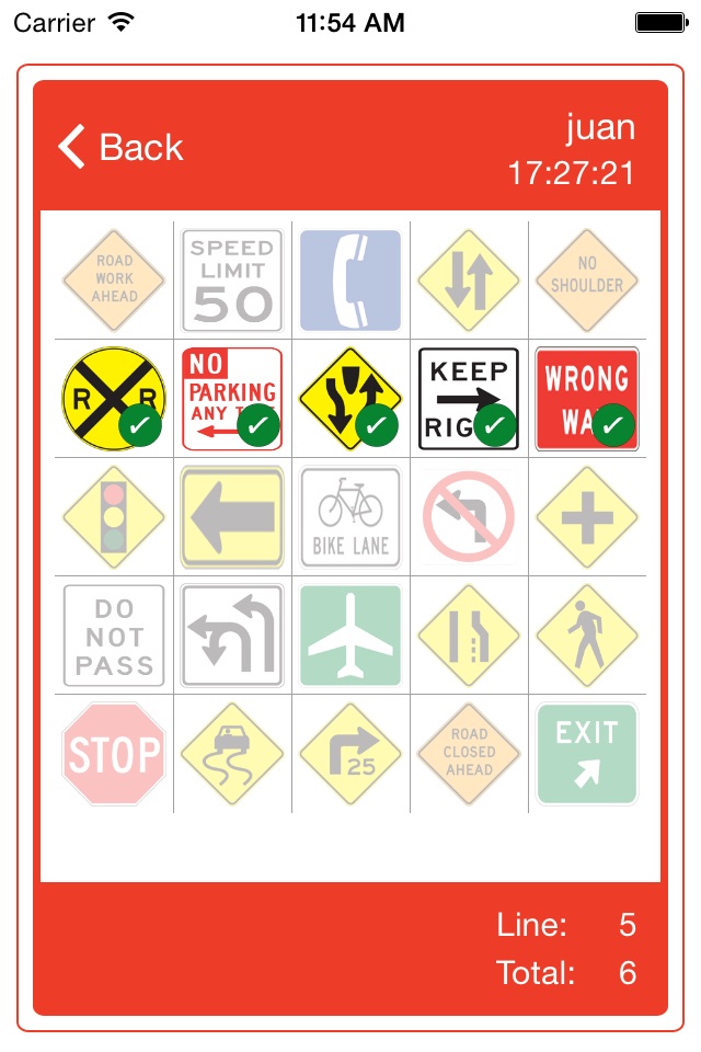 Road Trip Bingo Game screenshot 4