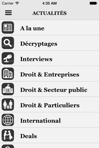 Le Monde du Droit screenshot 2