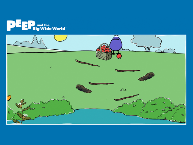 ‎PEEP and the Big Wide World Quack’s Apples Screenshot