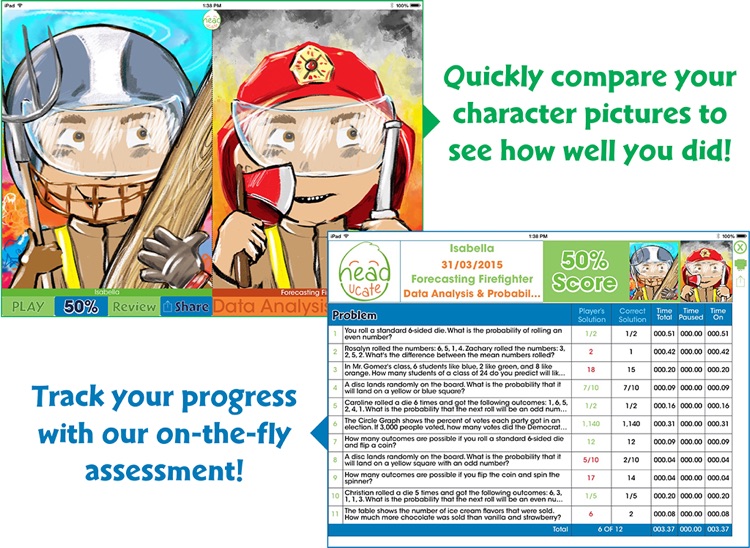 Headucate Math - Common Core, Ages 11-13 - FREE screenshot-3